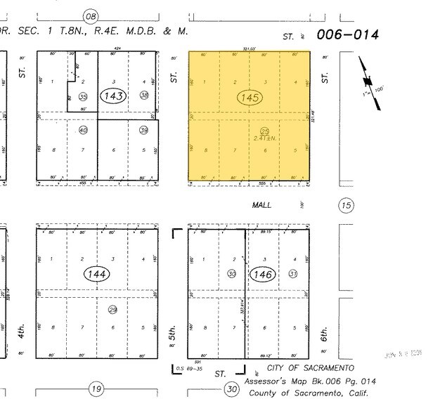 555 Capitol Mall, Sacramento, CA for lease - Plat Map - Image 2 of 27