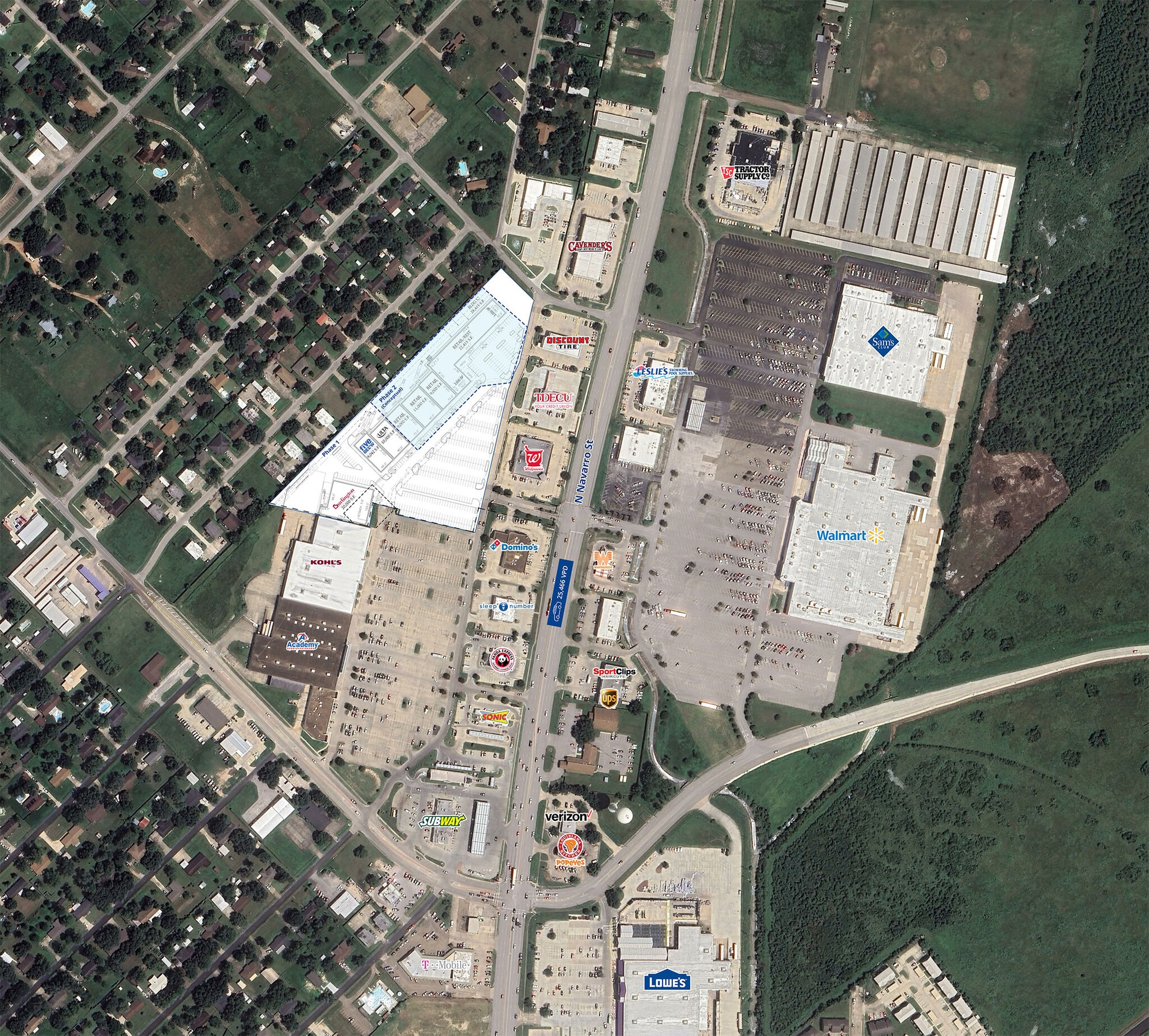 NWQ North Navarro St & Broadmoor st, Victoria, TX à louer Photo du bâtiment- Image 1 de 3