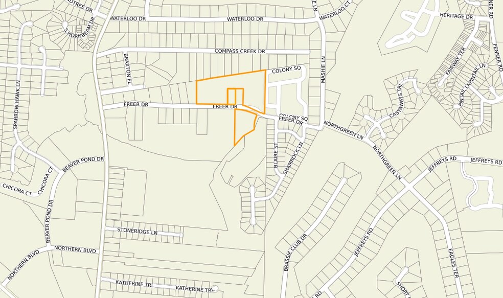 Freer Drive, Rocky Mount, NC à vendre - Plan cadastral - Image 1 de 3