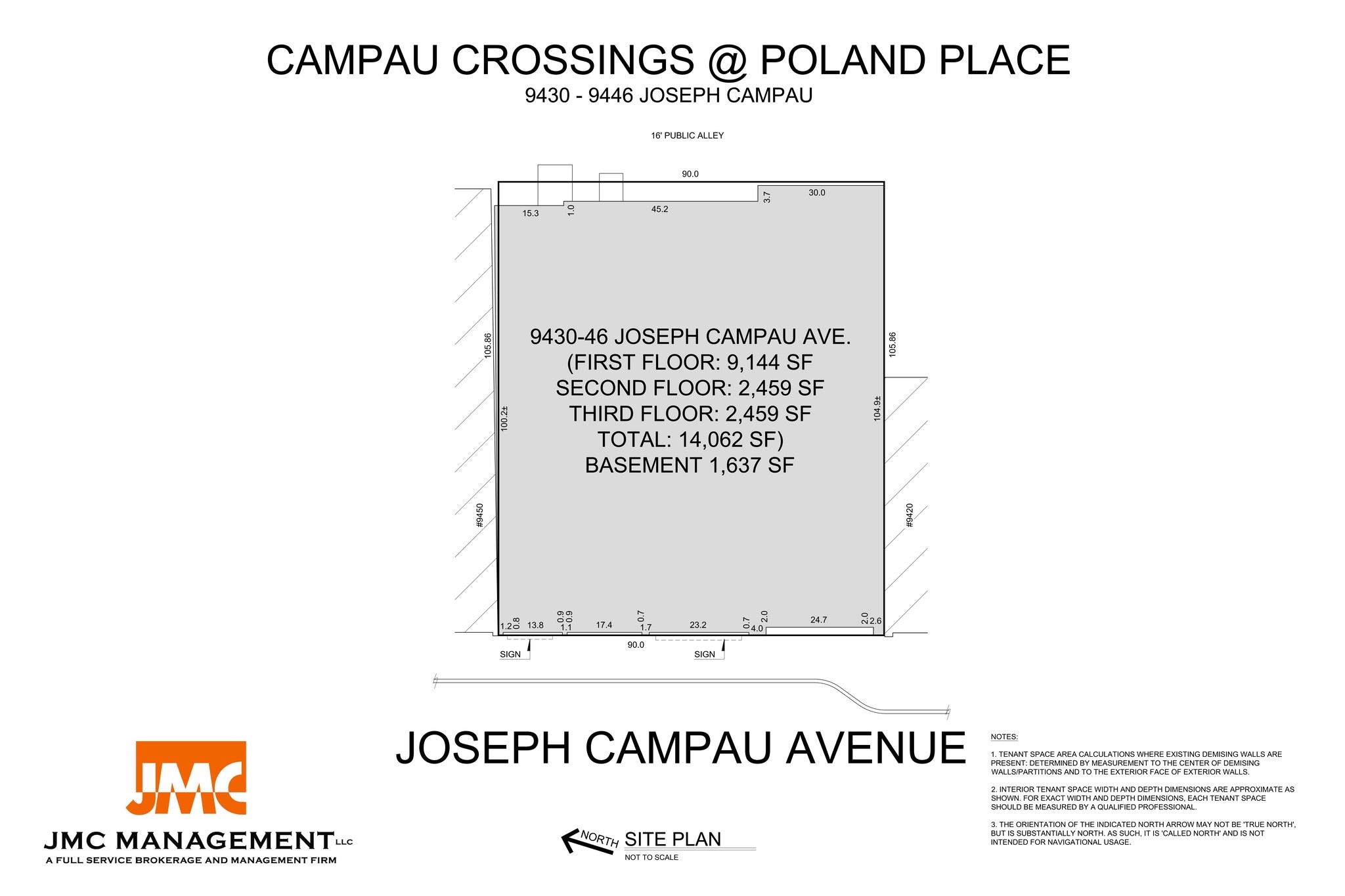 9430-9440 Joseph Campau St, Hamtramck, MI for lease Site Plan- Image 1 of 1