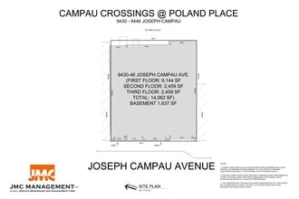 9430-9440 Joseph Campau St, Hamtramck, MI for lease Site Plan- Image 1 of 1