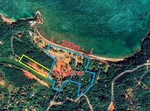 Paya Bay, Roatán - AÉRIEN Vue de la carte - Image1