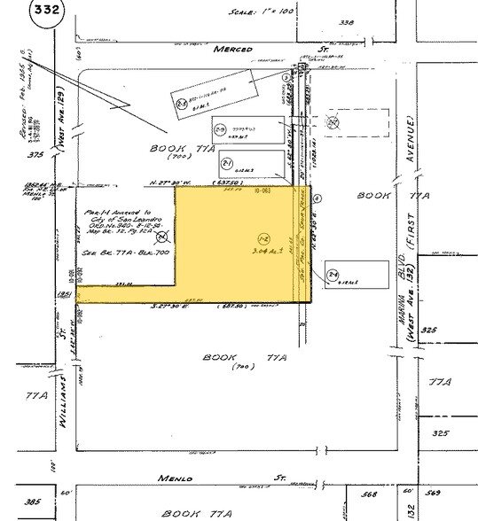 1951 Williams St, San Leandro, CA à louer - Plan cadastral - Image 3 de 3