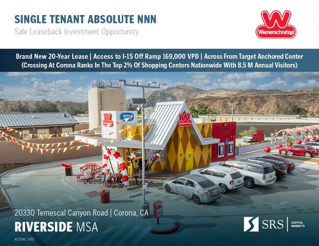 Plus de détails pour 20330 Temescal Canyon Rd, Corona, CA - Commerce de détail à vendre