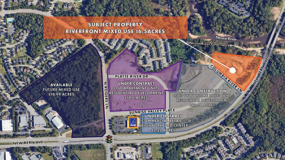 3201 Columbia River Ln, Raleigh, NC à vendre - Plan de site - Image 2 de 6