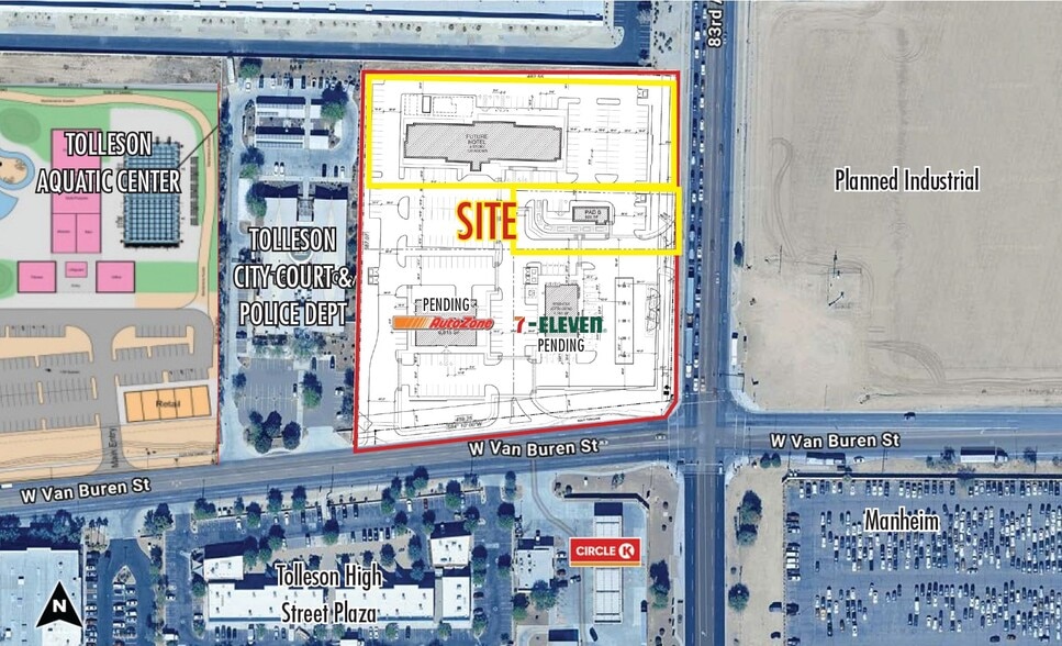 8348 W Van Buren St ave, Tolleson, AZ à louer - Photo principale - Image 1 de 2