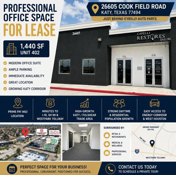 26605 Cook Field Rd, Katy, TX à louer - Photo du bâtiment - Image 1 de 15