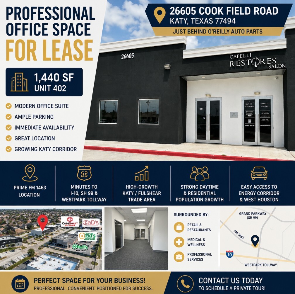 26605 Cook Field Rd, Katy, TX for lease Building Photo- Image 1 of 16