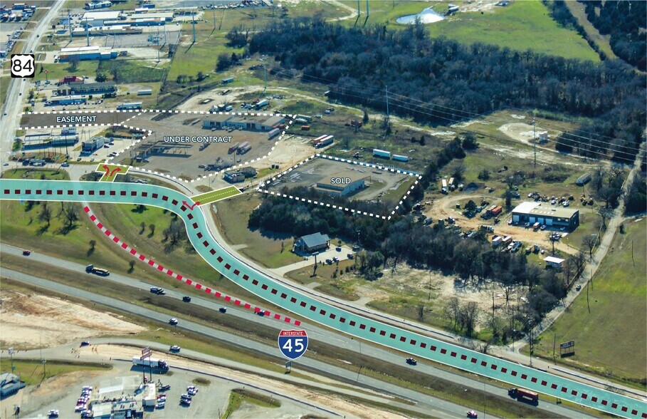 Interstate 45 & US Highway 84, Fairfield, TX à vendre - Aérien - Image 3 de 5