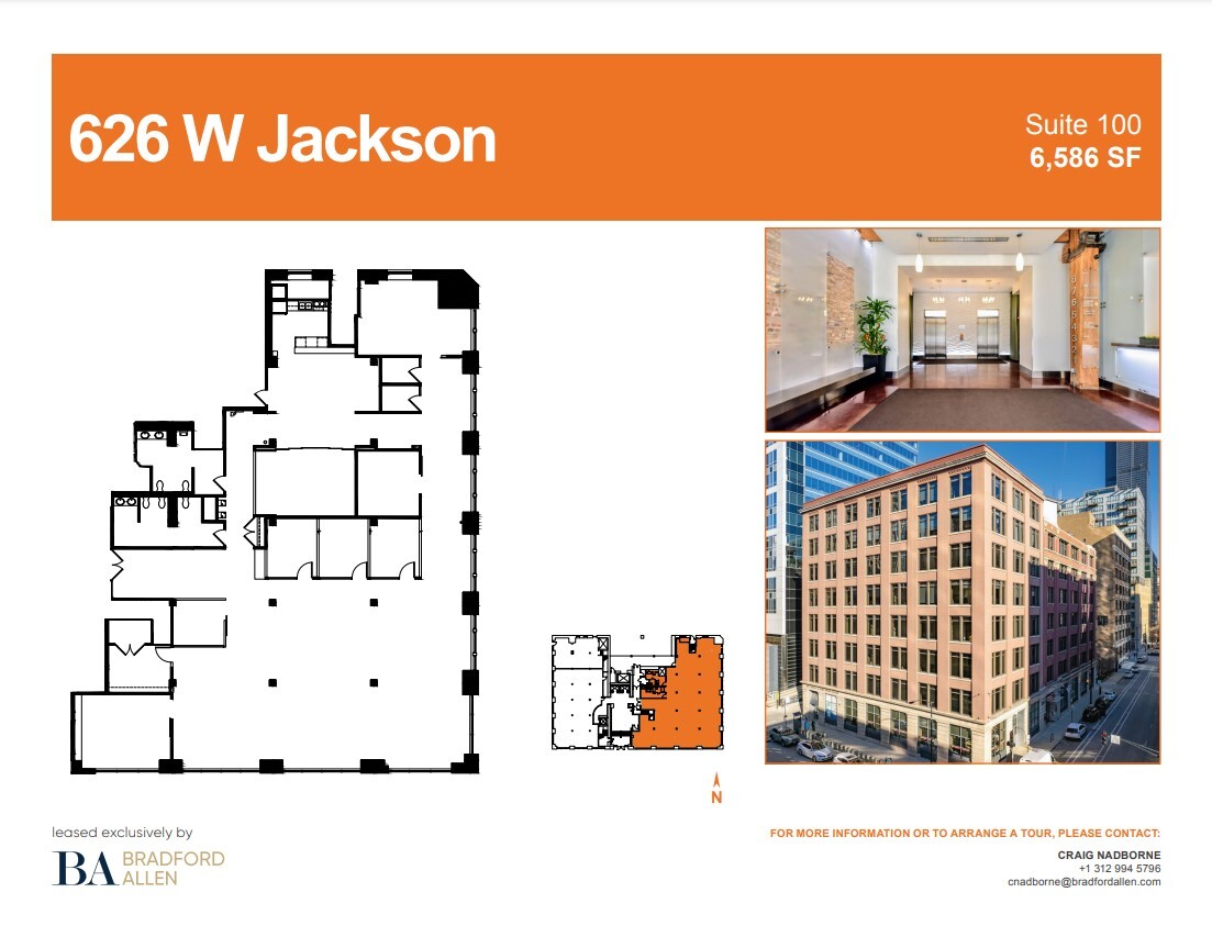 626 W Jackson Blvd, Chicago, IL for lease Floor Plan- Image 1 of 8