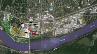 440 Wilson Ave, Sand Springs, OK - AERIAL  map view - Image1