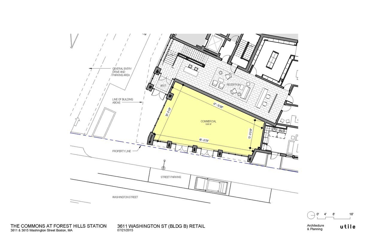 3611-3615 Washington St, Jamaica Plain, MA à louer Plan d’étage- Image 1 de 1