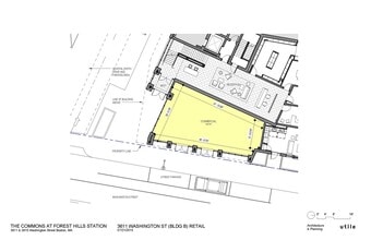 3611-3615 Washington St, Jamaica Plain, MA à louer Plan d’étage- Image 1 de 1