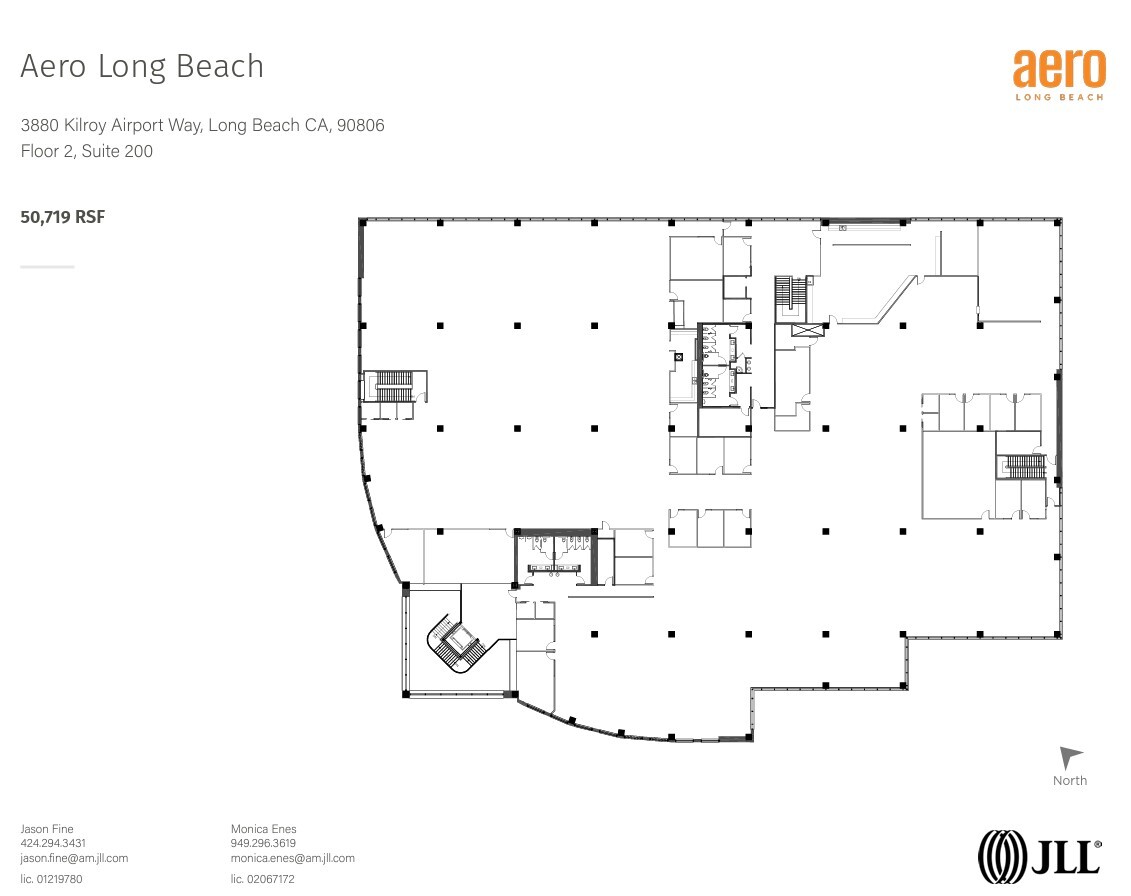 3900 Kilroy Airport Way, Long Beach, CA à louer Plan d’étage- Image 1 de 1