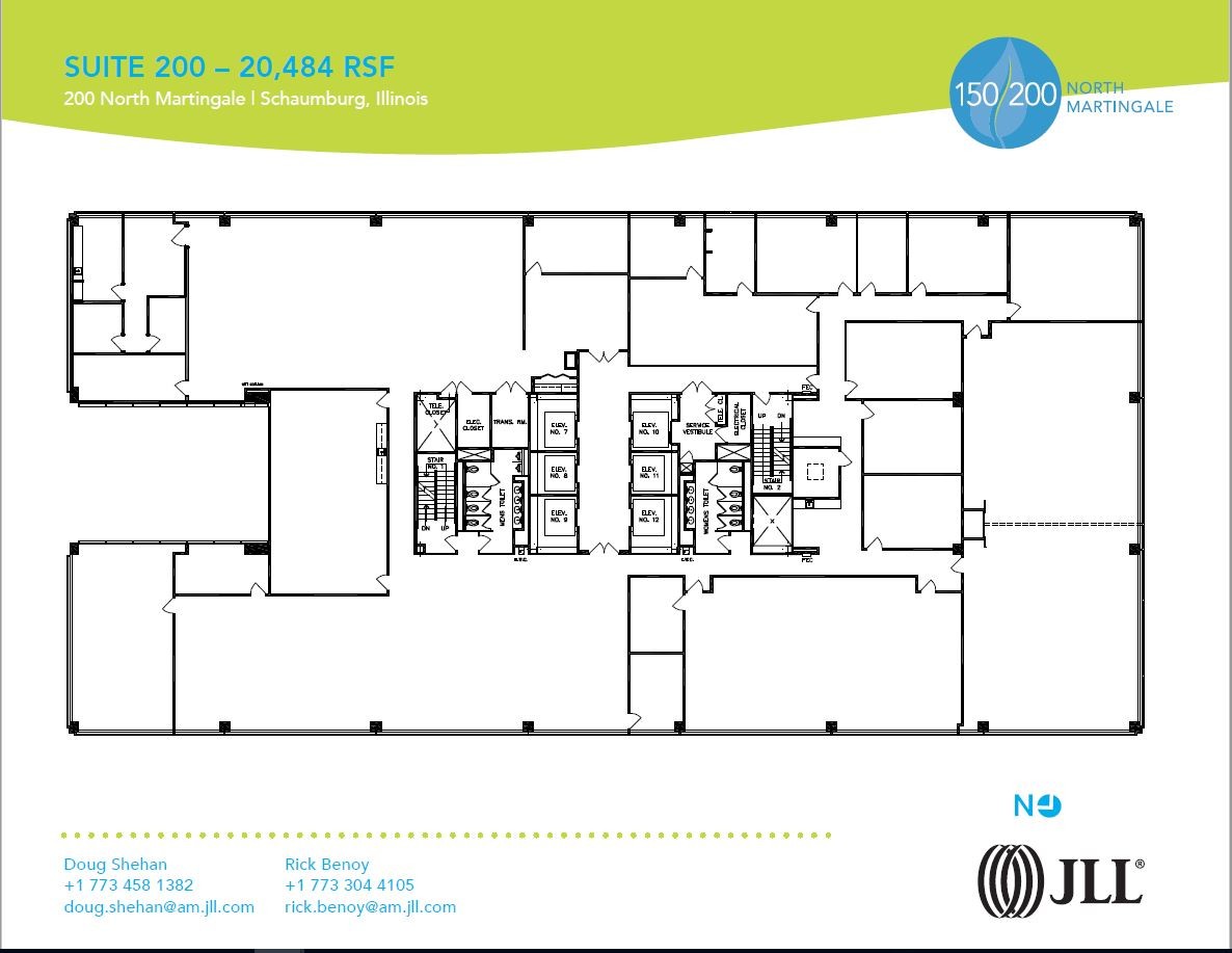 150 N Martingale Rd, Schaumburg, IL à louer Plan d  tage- Image 1 de 1