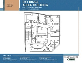 10535 Park Meadows Blvd, Lone Tree, CO à louer Plan d’étage- Image 1 de 1