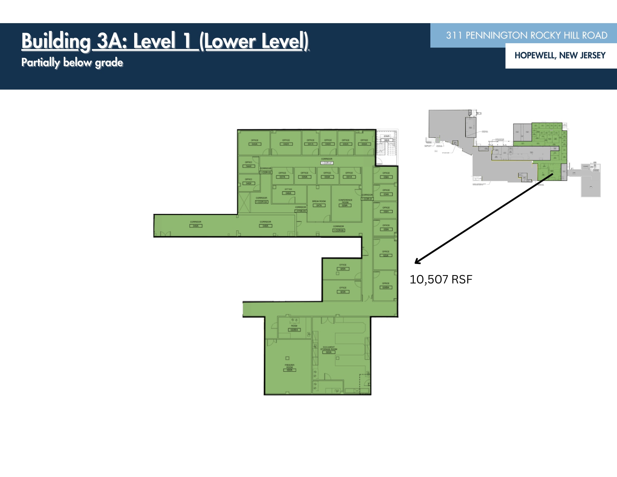 311 Pennington Rocky Hill Rd, Pennington, NJ à louer Plan d’étage- Image 1 de 1