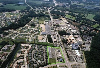 805 Battlefield Blvd N, Chesapeake, VA - aerial  map view