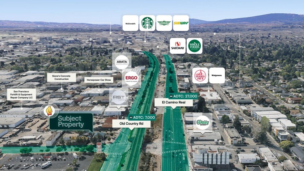 1301 Old County Rd, San Carlos, CA à vendre - Photo du bâtiment - Image 3 de 3