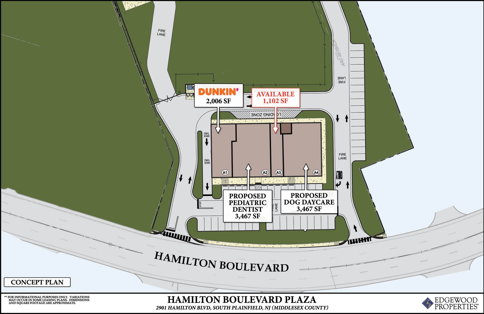 2901 Hamilton Blvd, South Plainfield, NJ for lease Site Plan- Image 1 of 1