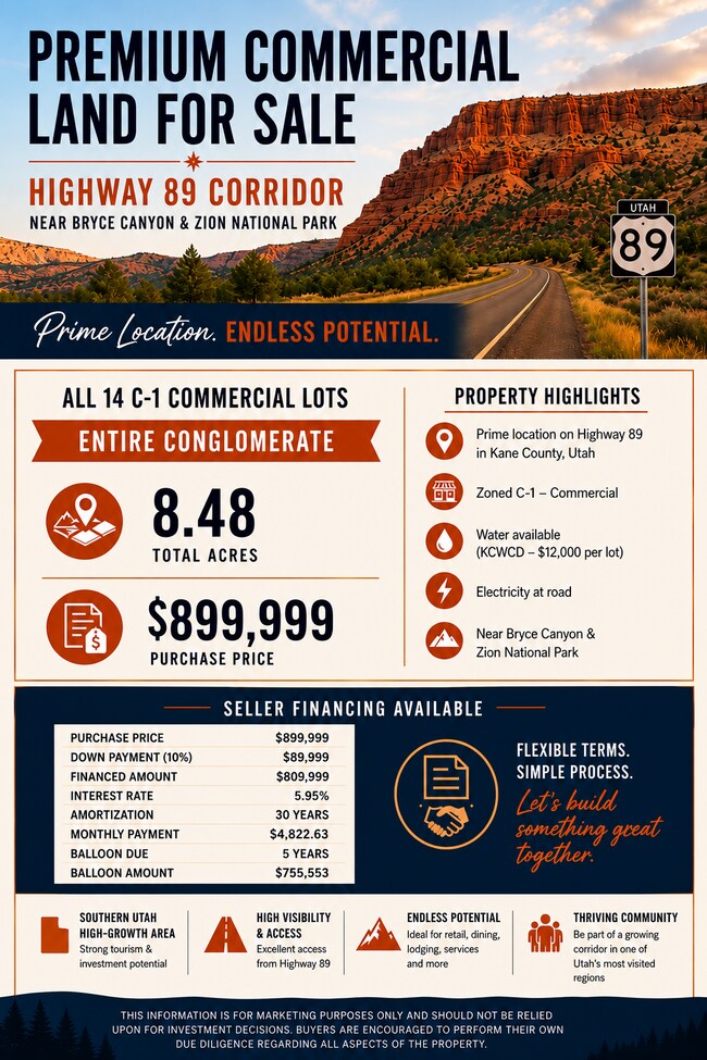 Plus de détails pour N Pecos Dr, Alton, UT - Terrain à vendre