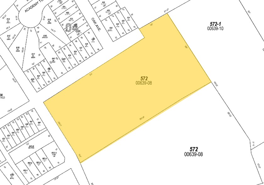 201-212 Elmwood Ave, Sharon Hill, PA à louer - Plan cadastral - Image 3 de 6