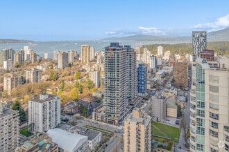1438 Robson St, Vancouver, BC - Aerial map view