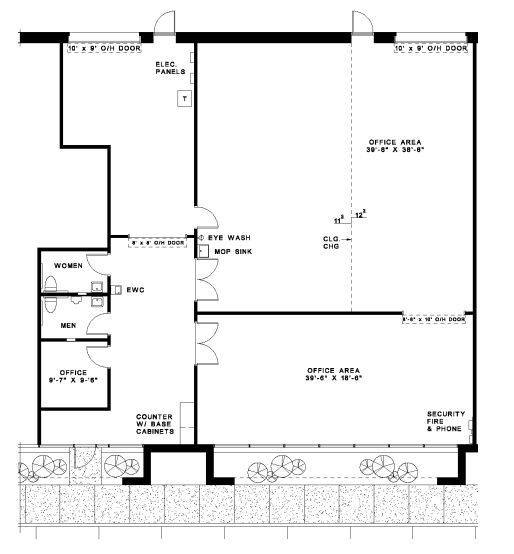 10737 W Gateway Blvd, El Paso, TX à louer Plan d’étage- Image 1 de 2