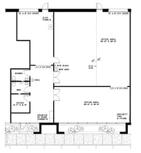 10737 W Gateway Blvd, El Paso, TX à louer Plan d’étage- Image 1 de 2