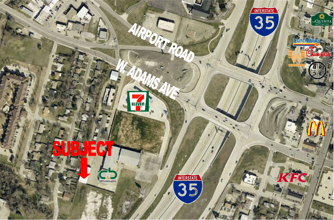 162 General Bruce Dr, Temple, TX for lease Aerial- Image 1 of 6