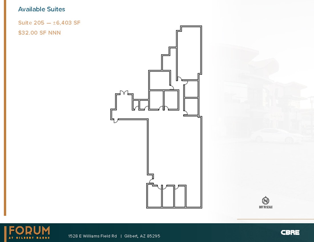 1482 E Williams Field Rd, Gilbert, AZ à louer Plan d’étage- Image 1 de 1