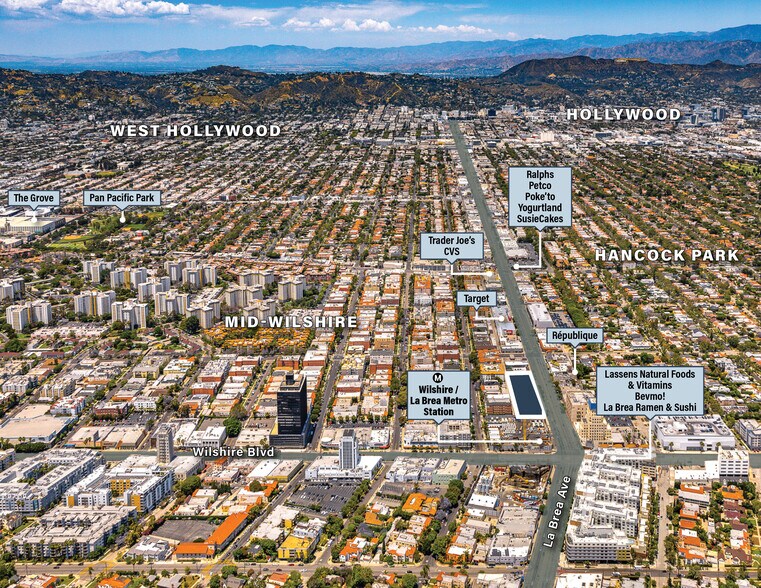 623-665 S La Brea, Los Angeles, CA à vendre - Aérien - Image 3 de 10