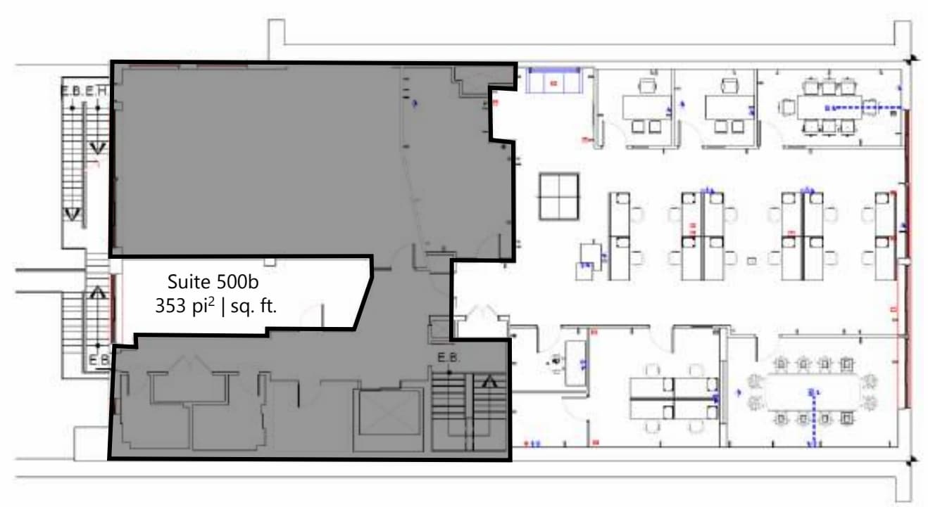 4428-4434 Boul Saint-Laurent, Montréal, QC à louer Plan d’étage- Image 1 de 1