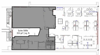 4428-4434 Boul Saint-Laurent, Montréal, QC à louer Plan d’étage- Image 1 de 1