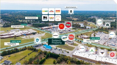4735 Fayetteville Rd, Raeford, NC - AERIAL map view - Image1