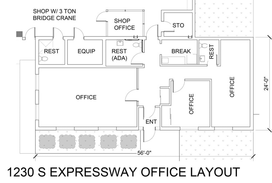1230 S Expressway Dr, Toledo, OH for lease - Floor Plan - Image 3 of 3