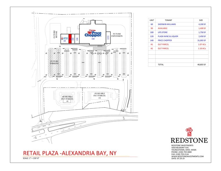43449 State Rt 12, Alexandria Bay, NY for lease - Site Plan - Image 1 of 1
