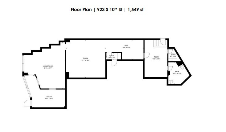 921 Marquette Ave, Minneapolis, MN à louer Plan d’étage- Image 1 de 1