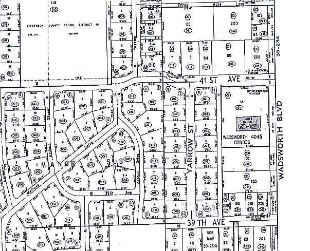 4045 N Wadsworth Blvd, Wheat Ridge, CO for sale - Plat Map - Image 2 of 5
