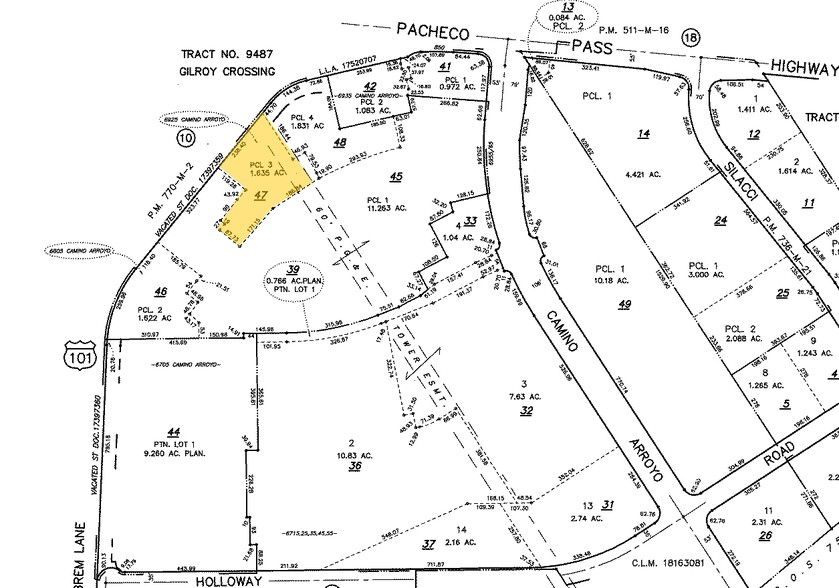 6925 Camino Arroyo, Gilroy, CA à vendre - Plan cadastral - Image 3 de 3