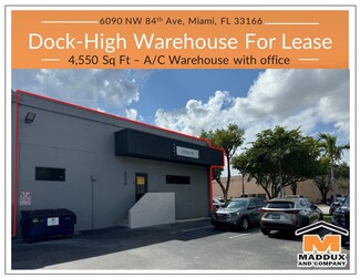 Plus de détails pour 6000-6090 NW 84th Ave, Miami, FL - Industriel à louer