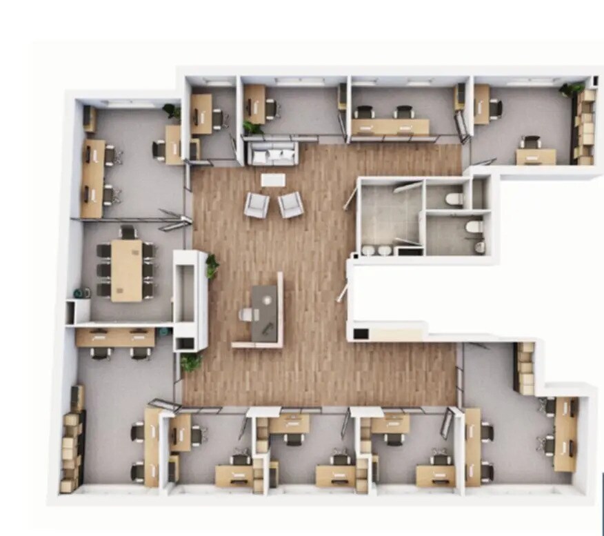 Bureau dans Boulogne-Billancourt à vendre Plan d’étage- Image 1 de 9