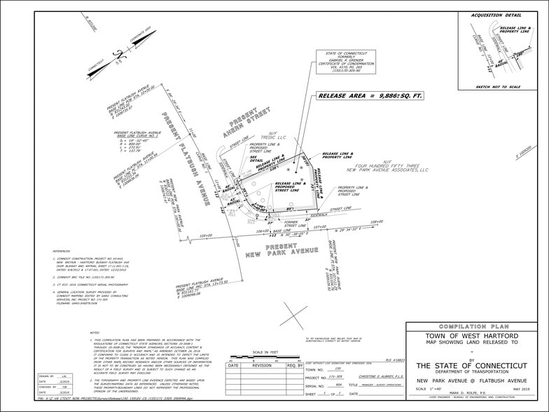 New Park Avenue Flatbush Ave, West Hartford, CT for sale - Site Plan - Image 3 of 3