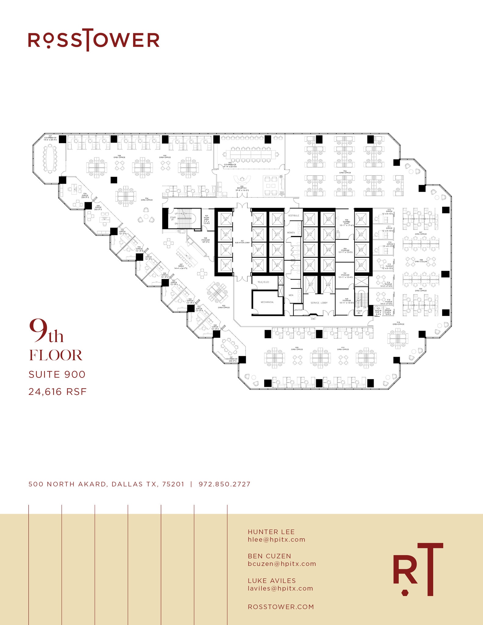 500 N Akard St, Dallas, TX for lease Floor Plan- Image 1 of 2