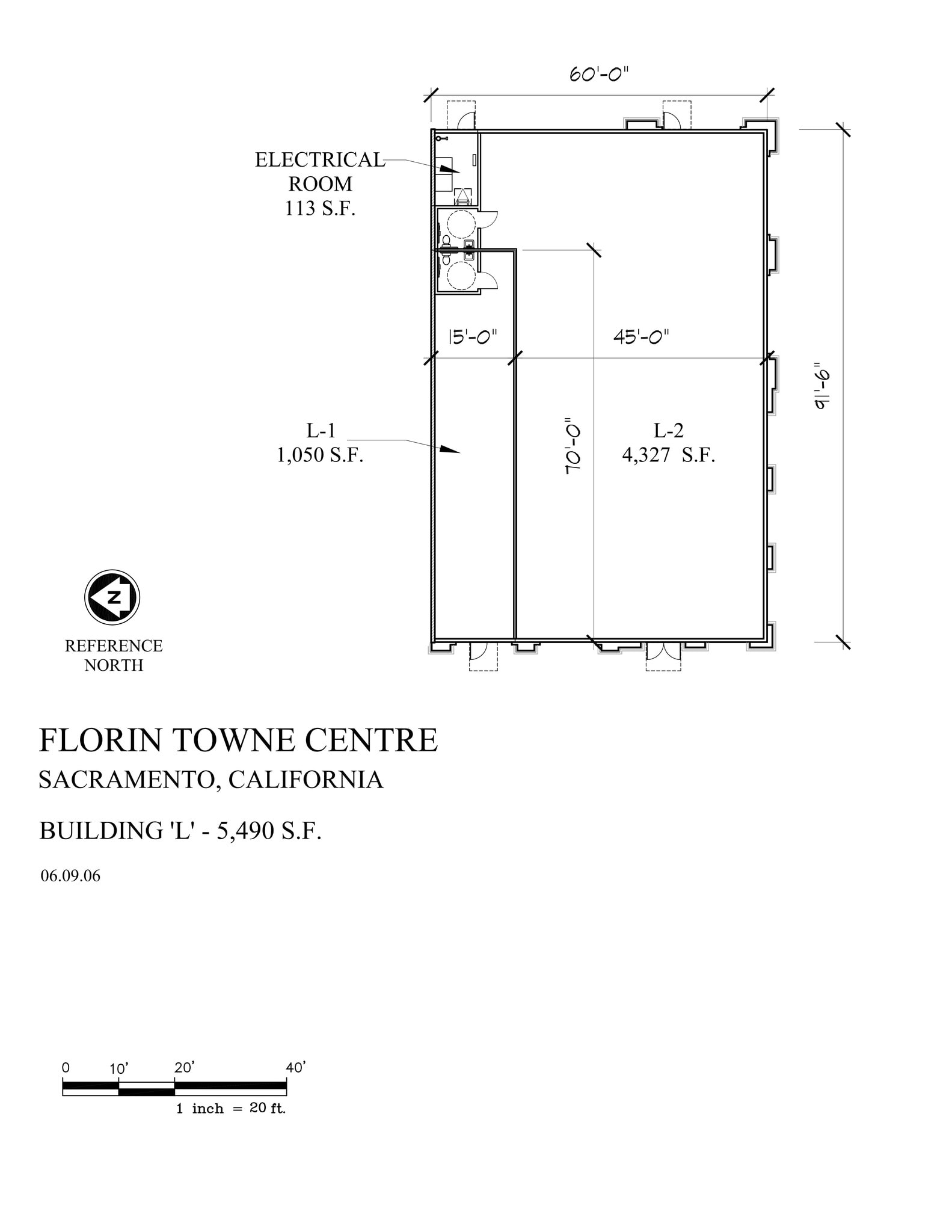 6071 Florin Rd, Sacramento, CA à louer Plan de site- Image 1 de 4