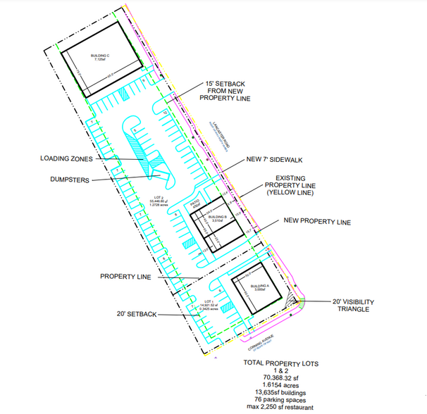 3015-3039 S Lancaster Rd, Dallas, TX à louer - Plan de site - Image 2 de 2