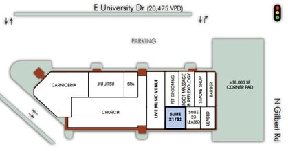 1933 E University Dr, Mesa, AZ for lease Site Plan- Image 1 of 1