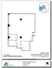 2001 Sheppard Ave E, Toronto, ON for lease Floor Plan- Image 1 of 1