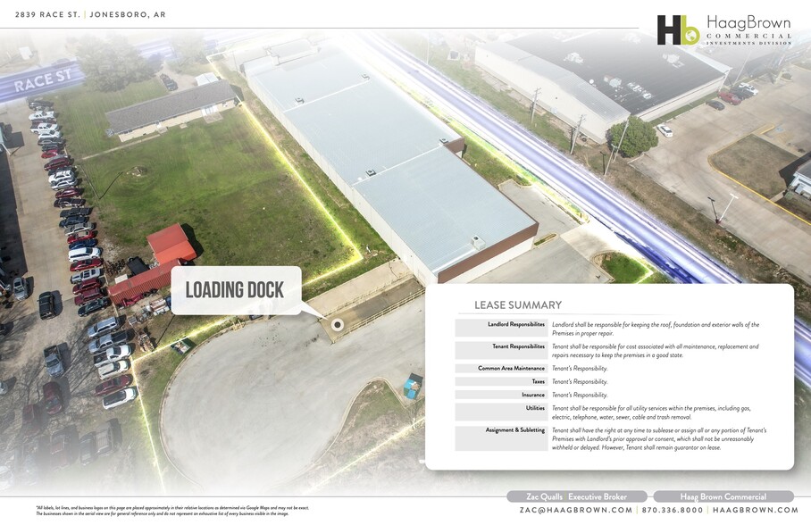 2839 Race St, Jonesboro, AR for sale - Aerial - Image 2 of 6