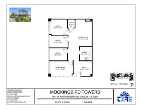 1341 W Mockingbird Ln, Dallas, TX for lease Floor Plan- Image 1 of 1